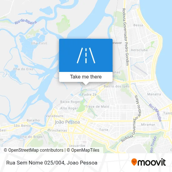 Rua Sem Nome 025/004 map