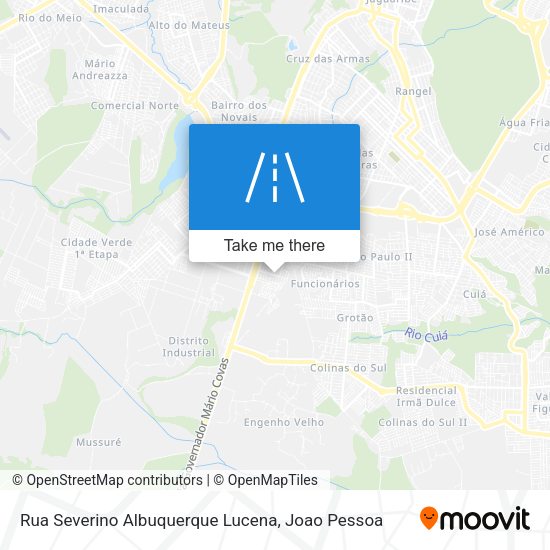 Rua Severino Albuquerque Lucena map