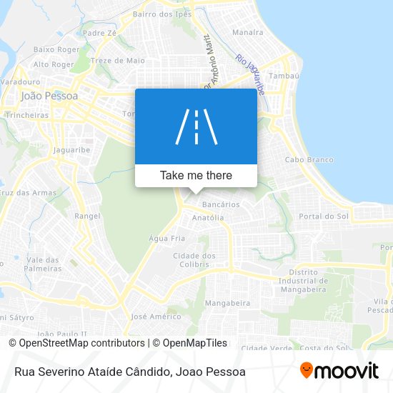 Rua Severino Ataíde Cândido map