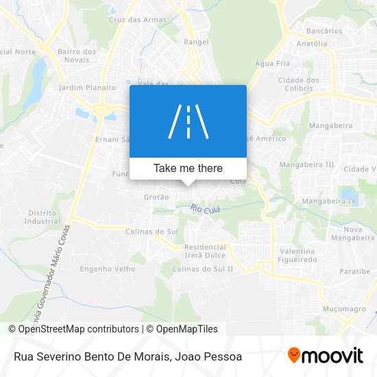 Rua Severino Bento De Morais map