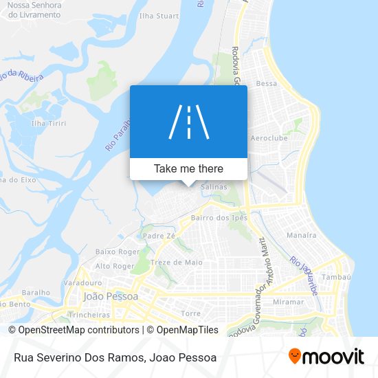 Rua Severino Dos Ramos map