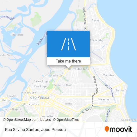 Rua Silvino Santos map