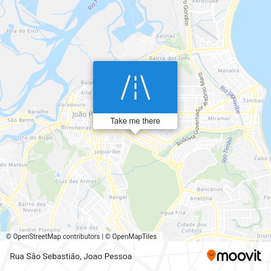 Rua São Sebastião map