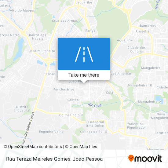Rua Tereza Meireles Gomes map