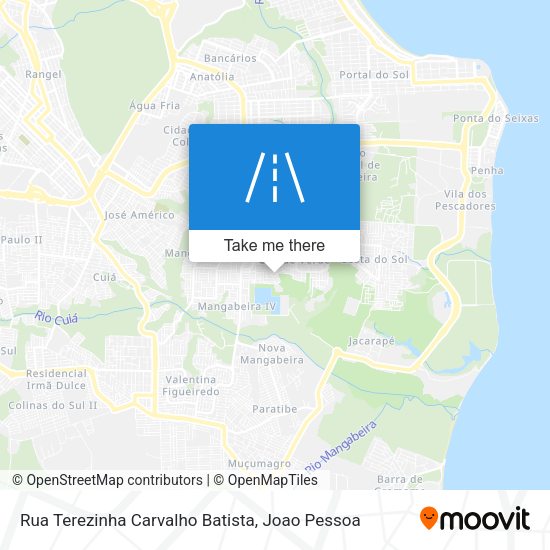 Rua Terezinha Carvalho Batista map