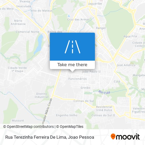 Mapa Rua Terezinha Ferreira De Lima