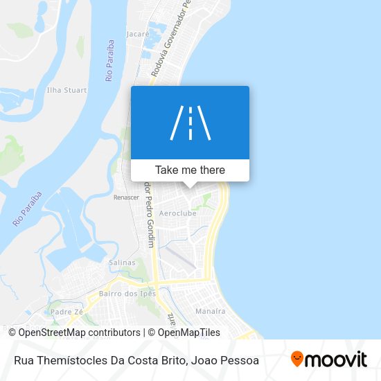 Rua Themístocles Da Costa Brito map