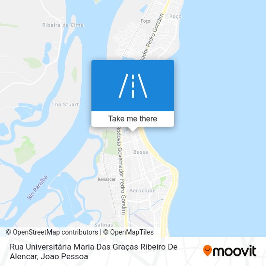 Rua Universitária Maria Das Graças Ribeiro De Alencar map