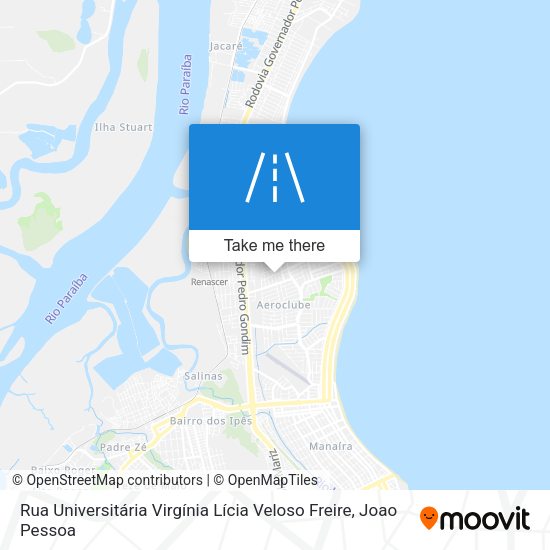Rua Universitária Virgínia Lícia Veloso Freire map