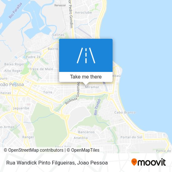 Rua Wandick Pinto Filgueiras map