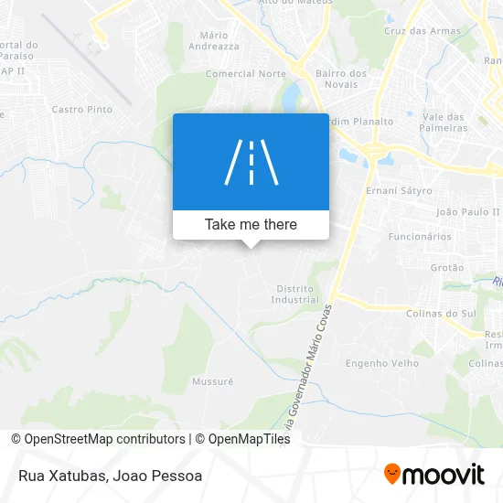 Rua Xatubas map