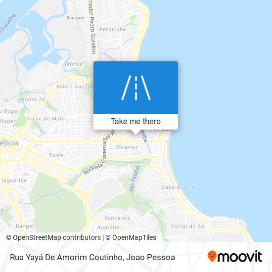 Rua Yayá De Amorim Coutinho map