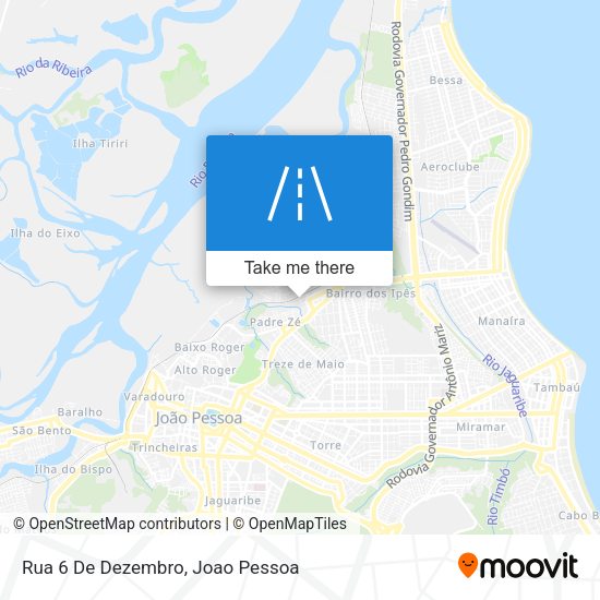 Rua 6 De Dezembro map