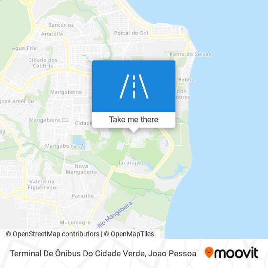 Mapa Terminal De Ônibus Do Cidade Verde