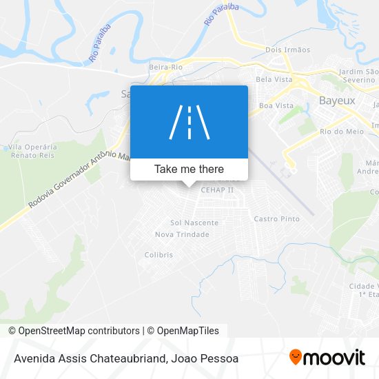 Avenida Assis Chateaubriand map