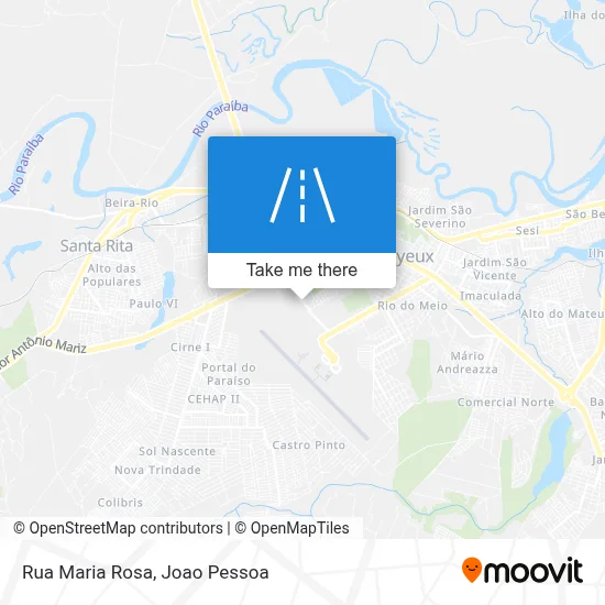 Rua Maria Rosa map