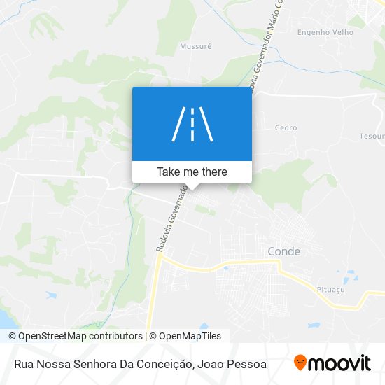 Mapa Rua Nossa Senhora Da Conceição