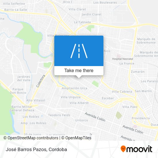 José Barros Pazos map