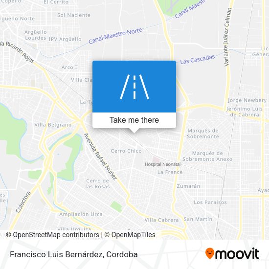 Francisco Luis Bernárdez map