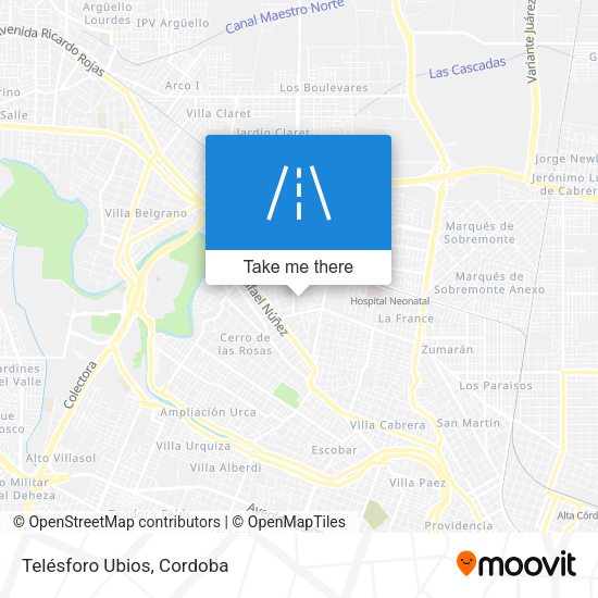Mapa de Telésforo Ubios