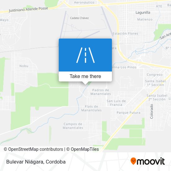 Mapa de Bulevar Niágara