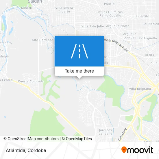 Atlántida map