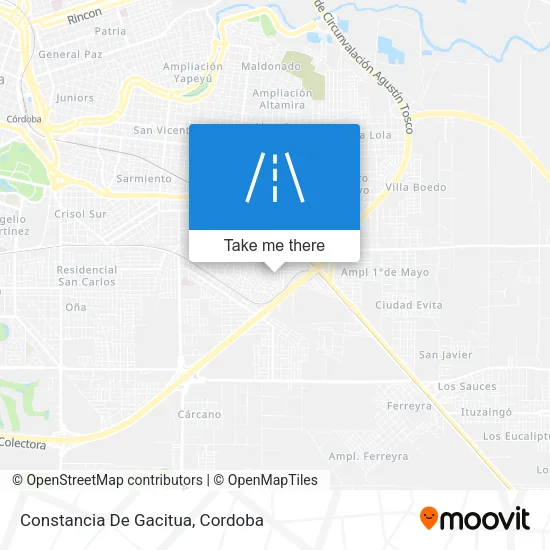 Constancia De Gacitua map