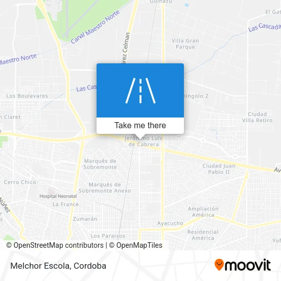 Melchor Escola map