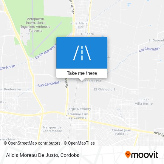 Alicia Moreau De Justo map