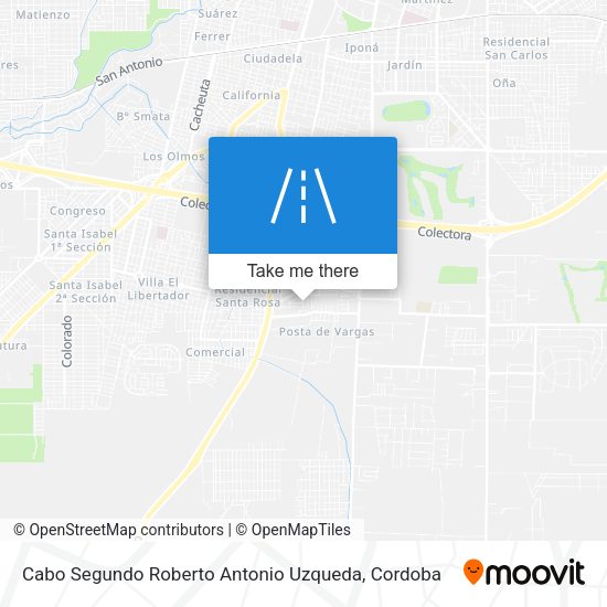 Cabo Segundo Roberto Antonio Uzqueda map