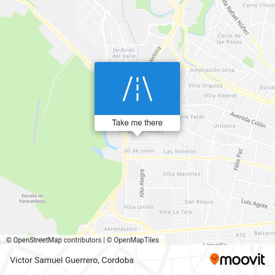 Victor Samuel Guerrero map