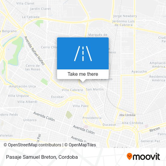 Mapa de Pasaje Samuel Breton
