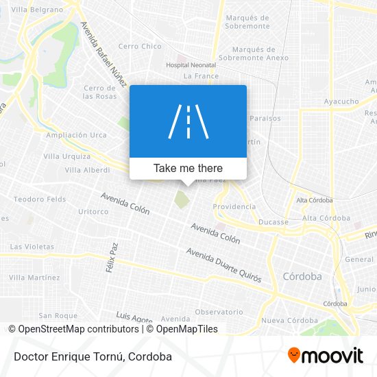 Doctor Enrique Tornú map