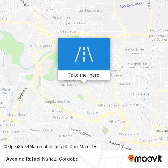 Avenida Rafael Núñez map