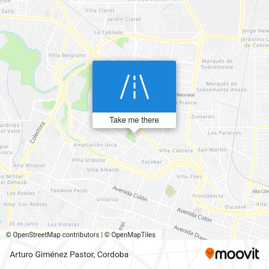 Mapa de Arturo Giménez Pastor
