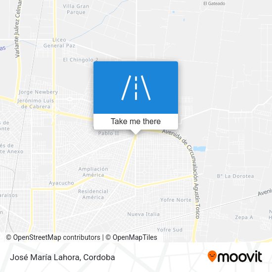 José María Lahora map