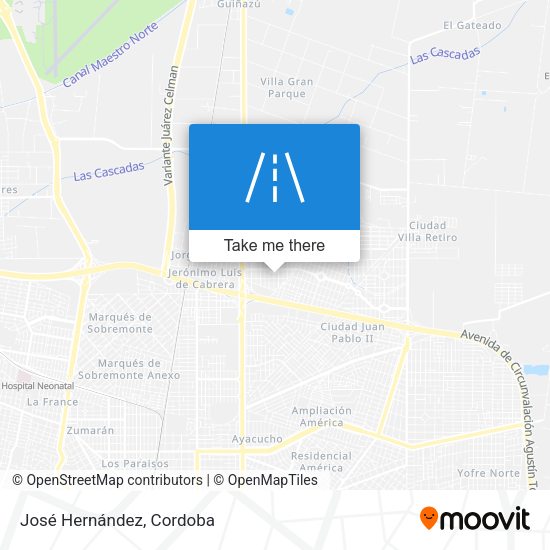 José Hernández map
