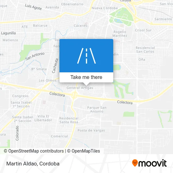 Martin Aldao map