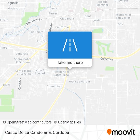 Mapa de Casco De La Candelaria