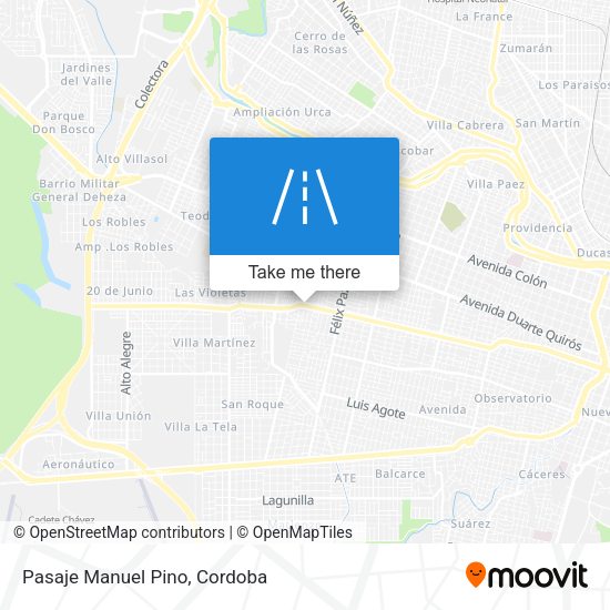 Mapa de Pasaje Manuel Pino