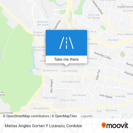 Matías Angles Gortari Y Lizarazu map