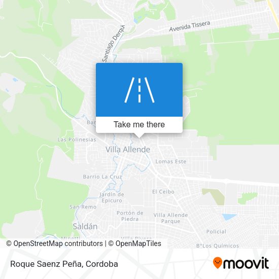 Roque Saenz Peña map