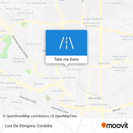 Mapa de Luis De Góngora