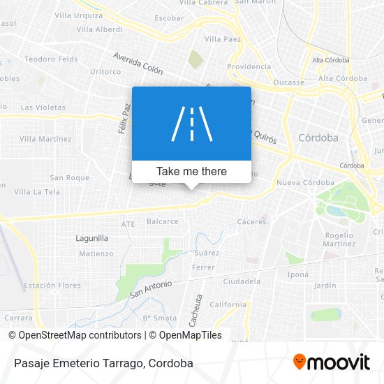 Pasaje Emeterio Tarrago map