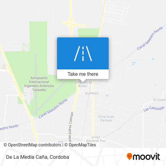 De La Media Caña map
