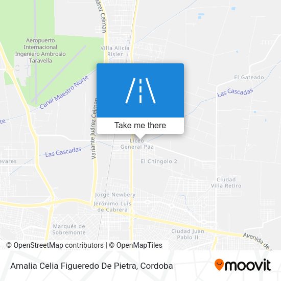 Mapa de Amalia Celia Figueredo De Pietra