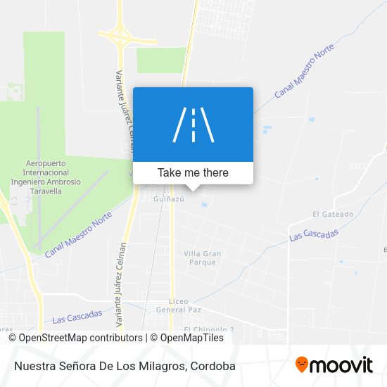 Nuestra Señora De Los Milagros map