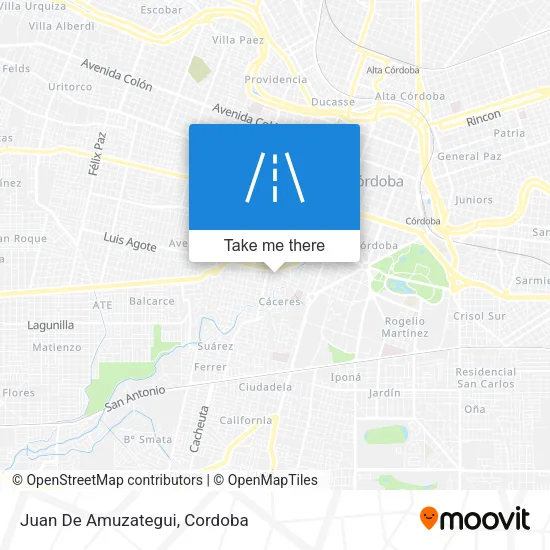Mapa de Juan De Amuzategui