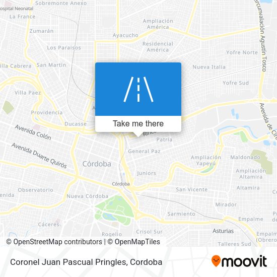 Coronel Juan Pascual Pringles map