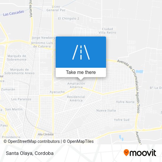 Mapa de Santa Olaya
